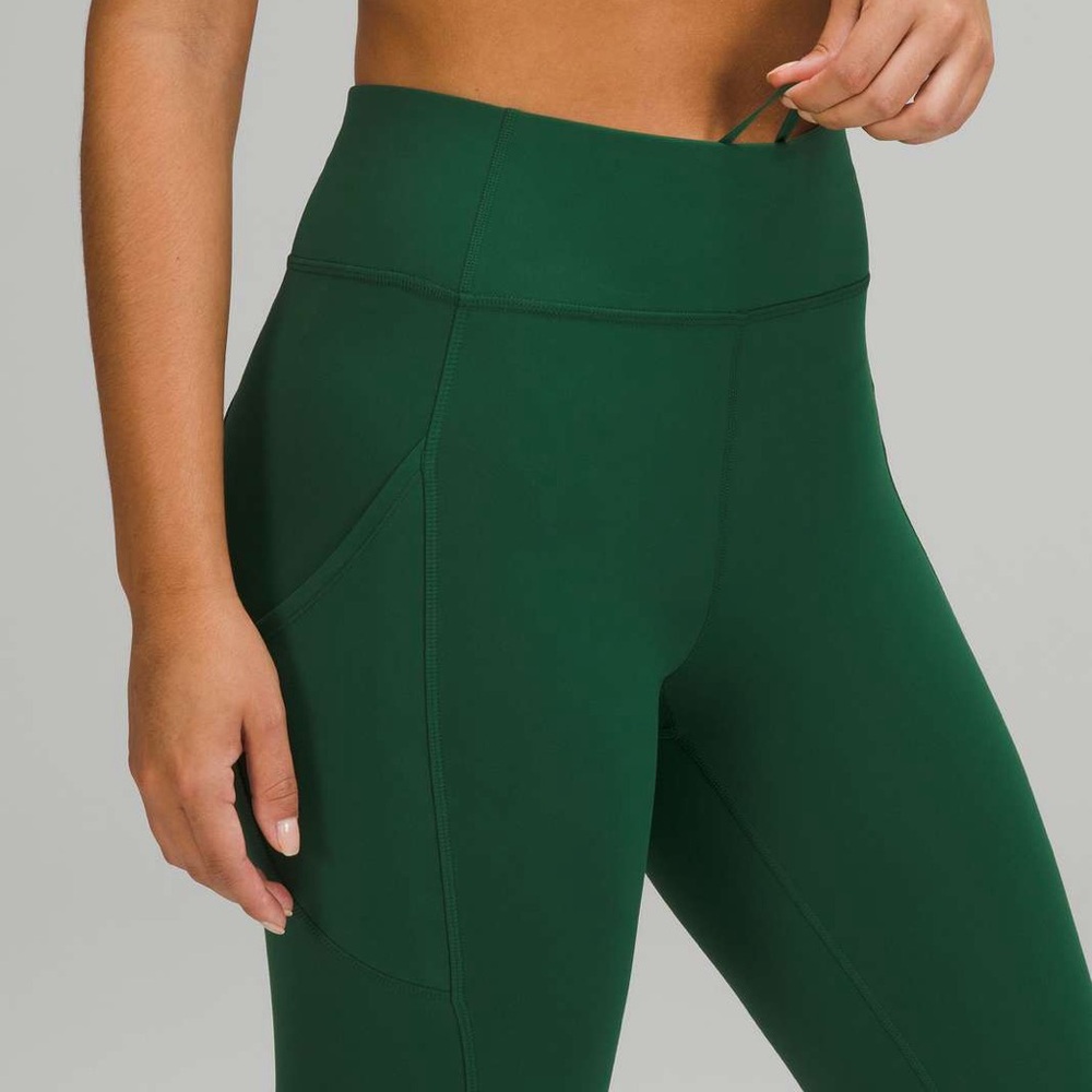 Lululemon Invigorate Pant 25". Everglade Green